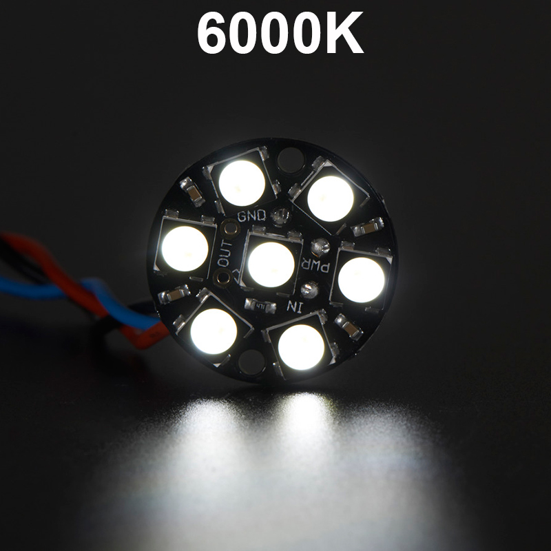 WS2812 7 x 5050 Addressable RGBW LED Neopixel Jewel Bulit-in Full Color Drivers WS2812 7 x 5050 Addressable RGBW LED Neopixel Jewel Bulit-in Full Color Drivers